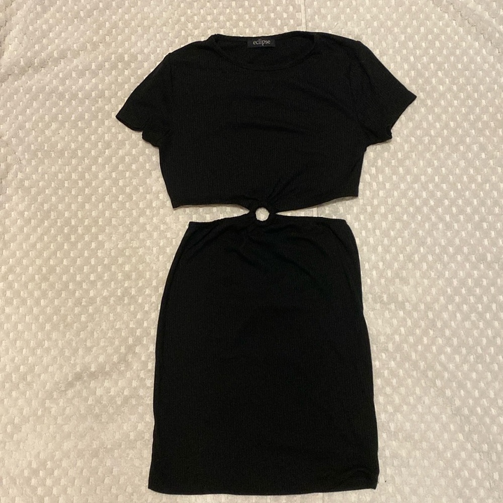 Sexy black dress